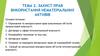Захист прав використання нематеріальних активів