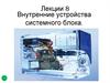 Внутренние устройства системного блока