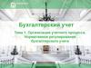 Организация учетного процесса. Нормативное регулирование бухгалтерского учета