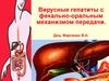 Вирусные гепатиты с фекально-оральным механизмом передачи