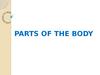 Parts of the body