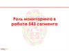 Роль мониторинга в работе сегмента