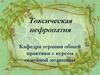 Токсическая нефропатия