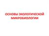 Основы экологической микробиологии