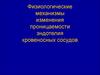 Физиологические механизмы изменения проницаемости эндотелия кровеносных сосудов