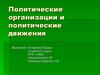 Политические организации и политические движения