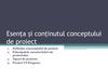 Esenţa şi conţinutul conceptului de proiect