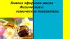 Анализ эфирного масла. Физические и химические показатели