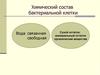Химический состав бактериальной клетки