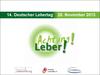 Deutscher Lebertag. Achtung Leber
