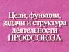 Цели, задачи, функции и структура профсоюза