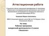 Аттестационная работа. Рабочая программа внеурочной деятельности в 5 классе «Экология»