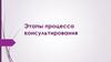 Этапы процесса консультирования
