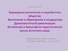 Зарождение воспитания в первобытном обществе. Воспитание и образование в государствах Древневосточной цивилизации