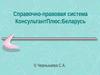 Справочно-правовая система Консультант-Плюс Беларусь