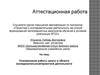 Аттестационная работа. Планирование работы школы в области исследовательской и проектной деятельности