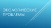 Экологические проблемы