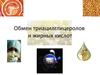 Обмен триацилглицеролов и жирных кислот