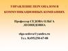 Управление персоналом в коммуникационных компаниях
