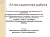 Аттестационная работа. Образовательная программа курса внеурочной деятельности «Юный исследователь»
