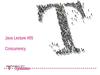 Java lecture #05 concurrency