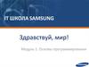 Здравствуй, мир! Основы программирования