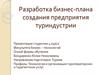 Разработка бизнес-плана создания предприятия туриндустрии