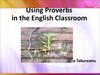 Using proverbs in the english classroom