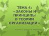 Законы и принципы в теории организации