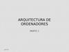 Arquitectura de ordenadores