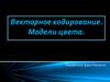 Векторное кодирование. Модели цвета