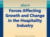 Forces affecting growth and change in the hospitality industry