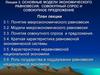 Модели экономического равновесия. Совокупный спрос и предложение. (Лекция 3)