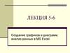 Создание графиков и диаграмм, анализ данных в MS Excel. (Лекция 5-6)