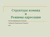 Структура команд и режимы адресации