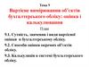 Вартісне вимірювання об’єктів бухгалтерського обліку: оцінка і калькулювання