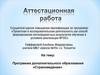 Аттестационная работа. Программа дополнительного образования «Страноведение»