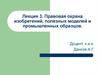 Правовая охрана изобретений, полезных моделей и промышленных образцов