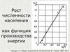 Демография. Рост численности населения, как функция производства энергии