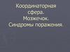 Координаторная сфера. Мозжечок. Синдромы поражения