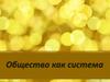 Общество как система