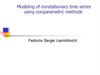 Modeling of nonstationary time series using nonparametric methods Modeling of nonstationary time series using nonparametric methods