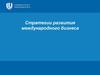 Стратегии развития международного бизнеса