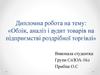 Облік, аналіз і аудит товарів на підприємстві роздрібної торгівлі