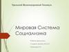 Мировая система социализма