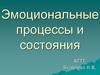 Эмоциональные процессы и состояния