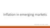 Inflation in emerging markets