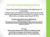 Аттестационная работа. Организация проектной и учебно-исследовательской деятельности младших школьников «Я - исследователь»