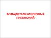 Возбудители атипичных пневмоний