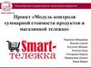 Проект «Модуль контроля суммарной стоимости продуктов в магазинной тележке»